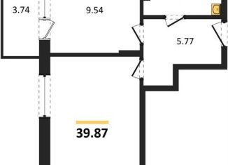 Продается 1-комнатная квартира, 39.9 м2, Воронеж, Покровская улица, 19