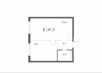 Продам 1-ком. квартиру, 47.2 м2, Пензенская область