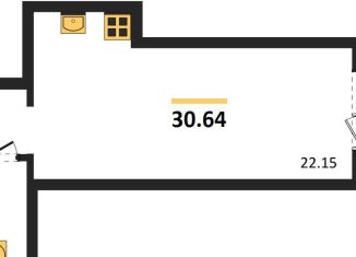 Продажа квартиры студии, 30.6 м2, Воронеж, Покровская улица, 19