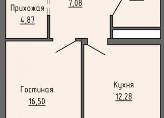 Продам 1-комнатную квартиру, 49.3 м2, Чечня, проспект Ахмат-Хаджи Абдулхамидовича Кадырова, 153