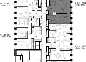 Продается 3-ком. квартира, 78.7 м2, Москва, Волоколамское шоссе, 95/1к2