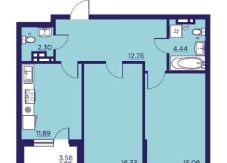 Продается 2-комнатная квартира, 64.6 м2, Воронеж, улица Ломоносова, 116/25