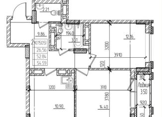 Продаю 2-комнатную квартиру, 54.6 м2, Новосибирск, метро Площадь Гарина-Михайловского, Фабричная улица, 65/4