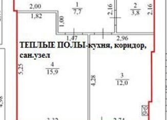 Продажа однокомнатной квартиры, 43.2 м2, Кострома, Окружная улица, 51А, Центральный район