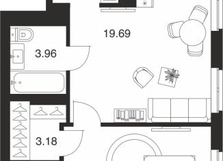 Продается 1-ком. квартира, 44.3 м2, Тульская область