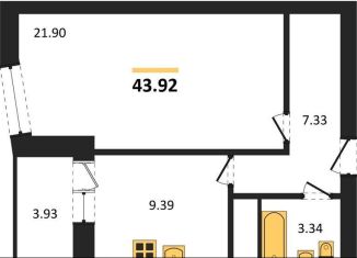 Продаю 1-ком. квартиру, 43.9 м2, Ростовская область