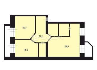 Продается 3-ком. квартира, 78.9 м2, Амурская область, Забурхановская улица, 36