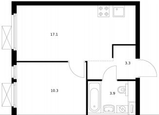 Продается 1-ком. квартира, 35.3 м2, Москва, ЗАО