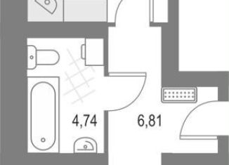 1-комнатная квартира на продажу, 42.6 м2, Кировская область