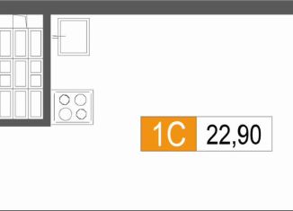 Продажа квартиры студии, 22.9 м2, Екатеринбург, метро Ботаническая, улица Новостроя, 5