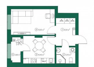 Продается 1-комнатная квартира, 35.5 м2, Томск, улица Пушкина, 61/10