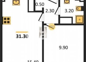 Продается однокомнатная квартира, 31.3 м2, Санкт-Петербург, метро Девяткино, Муринская дорога, 25к3