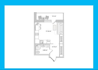 Продается квартира студия, 31.3 м2, посёлок Парголово