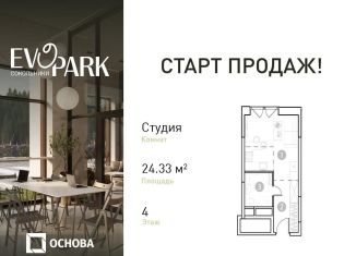 Продажа квартиры студии, 24.3 м2, Москва, метро Электрозаводская