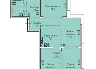 Продаю 4-комнатную квартиру, 83.9 м2, Иркутск, Култукская улица, 16