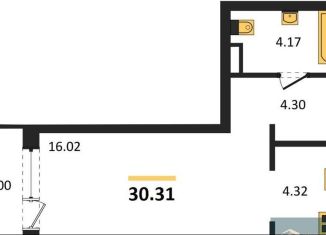 Продаю квартиру студию, 30.3 м2, Воронеж, Покровская улица, 19