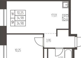 Продам 1-комнатную квартиру, 35 м2, Ивантеевка