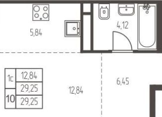 Продается квартира студия, 29.3 м2, Московская область