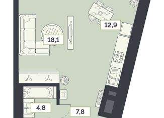 Продажа 1-ком. квартиры, 43 м2, Москва, метро Алексеевская, Староалексеевская улица, 5А