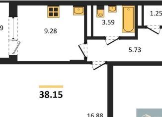 Продается 1-комнатная квартира, 38.2 м2, Воронеж, Покровская улица, 19, Коминтерновский район