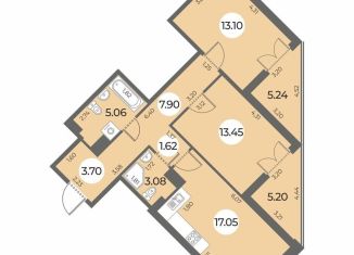 Продается 2-комнатная квартира, 70 м2, Санкт-Петербург, муниципальный округ Южно-Приморский