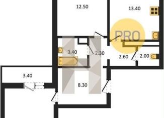 Продается 2-комнатная квартира, 66.5 м2, Воронеж, Левобережный район, улица Шидловского, 28