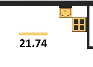 Продаю квартиру студию, 21.7 м2, Воронеж, улица Теплоэнергетиков, 17к4