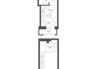 Продается квартира студия, 29.8 м2, Новосибирская область