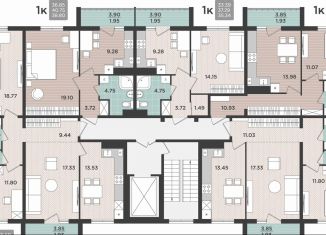 Продажа 1-комнатной квартиры, 37.3 м2, посёлок Большое Исаково