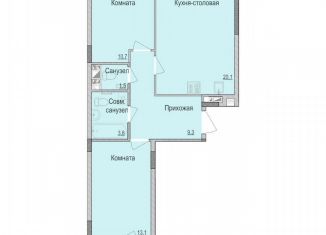 Продаю двухкомнатную квартиру, 57.6 м2, Ижевск, Первомайский район, Камбарская улица, 94к3