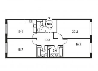 Продам 3-комнатную квартиру, 105.3 м2, Москва, метро Ломоносовский проспект, Винницкая улица, 8к4