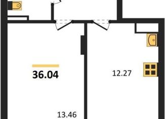 Продается однокомнатная квартира, 36 м2, Воронеж, Московский проспект, 66, Коминтерновский район