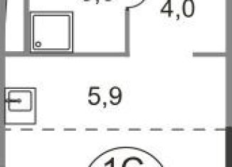 Квартира на продажу студия, 27.1 м2, Московский, ЖК Первый Московский, 9-я фаза, к2