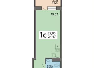 Продаю квартиру студию, 24.5 м2, Воронеж, Острогожская улица, 164