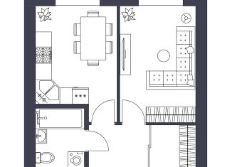 Продажа 1-комнатной квартиры, 34.1 м2, Татарстан