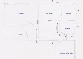 Сдаю в аренду 2-ком. квартиру, 68 м2, Санкт-Петербург, улица Маршала Захарова, 60