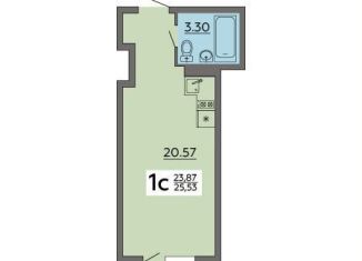 Продаю квартиру студию, 25.5 м2, Воронеж, Острогожская улица, 164