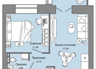 Продам 2-ком. квартиру, 38 м2, Киров