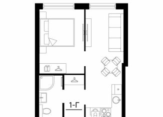 Продажа 1-ком. квартиры, 31.7 м2, Астрахань, Кировский район