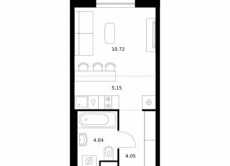 Продажа квартиры студии, 24 м2, Бурятия, улица Шмидта, 37А