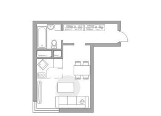 Продам квартиру студию, 25.5 м2, Красногорск, Александровская улица, 4