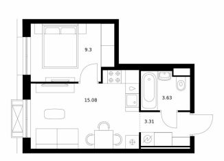 Продаю 1-ком. квартиру, 31.3 м2, Улан-Удэ, улица Шмидта, 37А