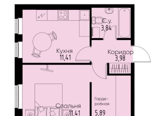 Продаю однокомнатную квартиру, 36.5 м2, Санкт-Петербург, Благодатная улица, 50, Благодатная улица