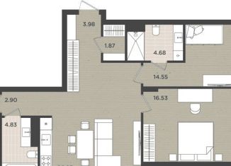 Продажа 3-комнатной квартиры, 93.5 м2, Калининградская область