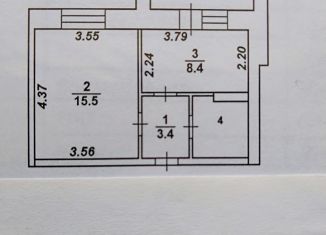 1-ком. квартира в аренду, 31 м2, Воронежская область, Ленинский проспект, 25/1