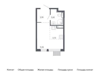 Продается квартира студия, 22.4 м2, Москва, Молжаниновский район, жилой комплекс Молжаниново, к1