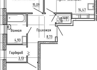 Двухкомнатная квартира на продажу, 64.4 м2, Санкт-Петербург, муниципальный округ Сергиевское, проспект Просвещения
