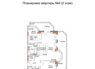 Продается 3-комнатная квартира, 88.3 м2, поселок Клюквенный, посёлок Клюквенный, 18