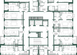 Продам двухкомнатную квартиру, 55.4 м2, Москва, метро Лесопарковая, Варшавское шоссе, 170Ек7