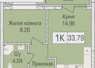 Продам однокомнатную квартиру, 32.5 м2, Новосибирск, Калининский район, улица Объединения, 102/4с